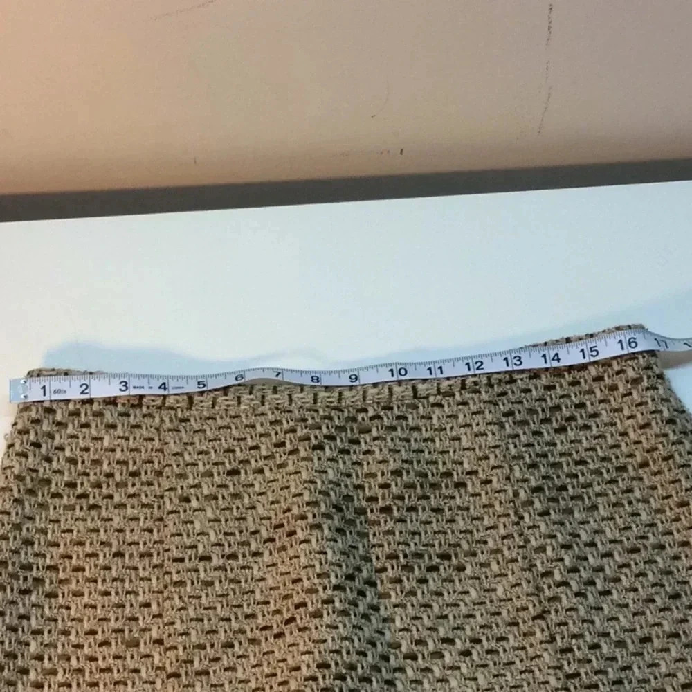 LOFT Brown, Tan & Cream Skirt Size 10 - Picture 4 of 8